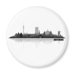 Dortmund town center of skyline magnets