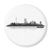Dortmund town center of skyline magnets