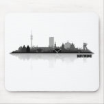 Dortmund town center of skyline mousepad