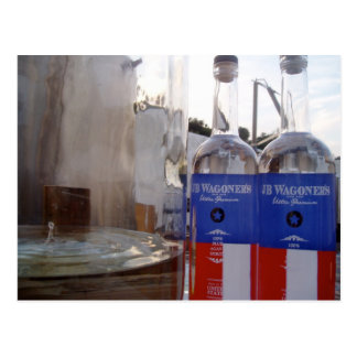 Dos botellas. Un descenso Postales