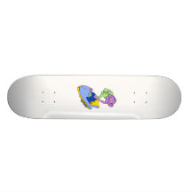 Dos cabezas en una montaña rusa patin personalizado