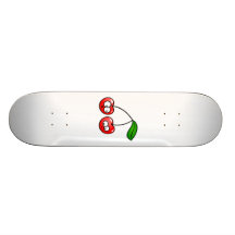 Dos cerezas patineta personalizada