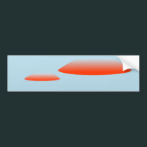 Dos Ovnis UFO bumper stickers