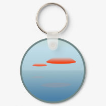 Dos Ovnis UFO keychains