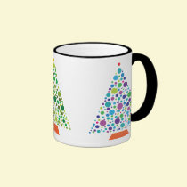 Dot Christmas Tree Mug mugs