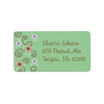 Dot Design Address Label