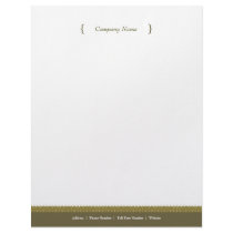 Dot Letterhead - Olive