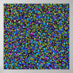 DOT MATRIX: BLUE Poster posters