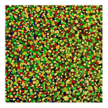 DOT MATRIX: GREEN Canvas posters