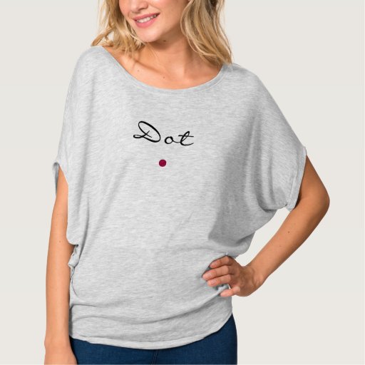 Dot not Feather TShirt Zazzle
