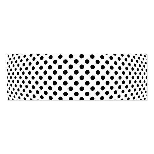 Dot Optical Illusion Business Cards (front side)