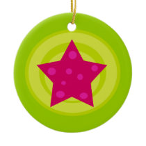Dot star ornament ornaments