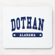 Dothan Alabama College Style tee shirts Mousepad