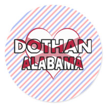 Dothan, Alabama Round Sticker