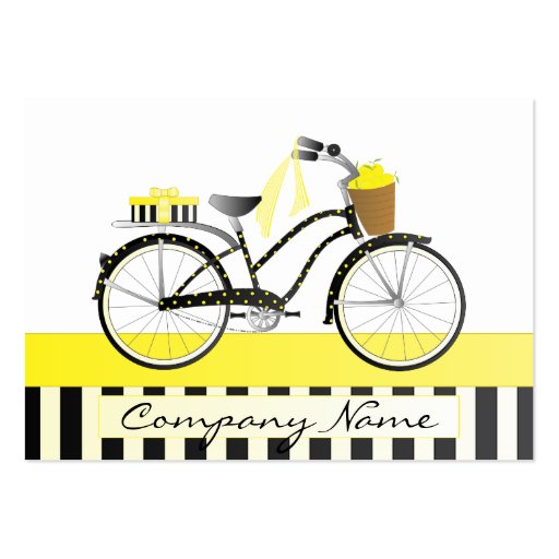 Dots an Lemons Bicycle Business Cards (back side)