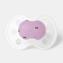 Dots and Bows pacifier