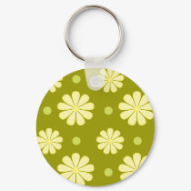 Dots and Daisies keychains
