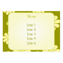Dots and Daisies business cards