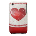 Dots and Heart iPhone 3 Cases