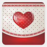 Dots and Heart Stickers