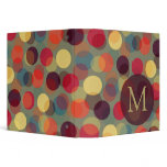 Dots And Monogram binder