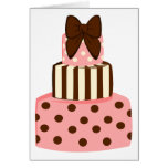 Dots and Stripes Cake cards