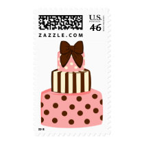 Dots and Stripes Cake postage by candystore Dots and Stripes Cake postage