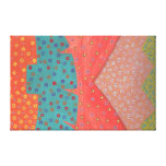 Dots Dashes and Squares Gallery Wrap Canvas