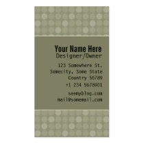 dots, modern, fresh, competitive, business, circles, subtle, elegant, best, selling, seller, best selling, creative, unique, Business Card with custom graphic design