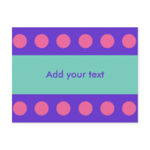 Dots Greeting Card postcards by MissMissyLue Dots Greeting Card postcards
