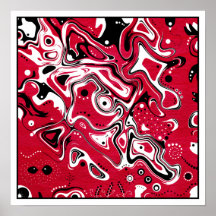 Dots n spots abstract Print