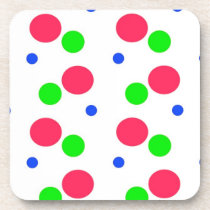 Dots pattern drink coaster