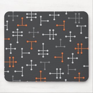 Dots - Retro Modern Abstract Mousepad mousepad