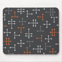 Dots - Retro Modern Abstract Mousepad