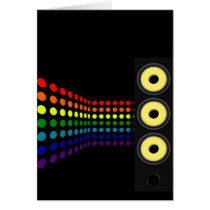 Dots & Speaker Greeting Cards
