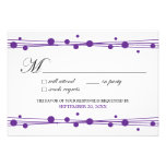 Dots & Straw RSVP Card (white/periwinkle) Personalized Announcements