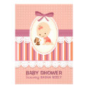 Dots & Stripes Baby Shower Invitation