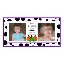 Dots Trick or treat Photo Cards photo cards