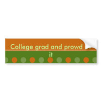 Dotted  bumper stickers