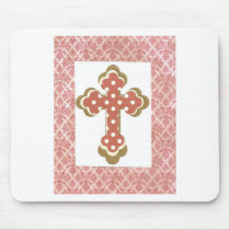 Dotted Cross Mouse Pads