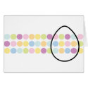 Dotted Easter Egg cards