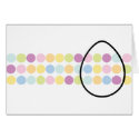 Dotted Easter Egg cards