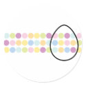 Dotted Easter Egg stickers by fantasian_angel Dotted Easter Egg stickers