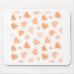 dotted hearts peach.png mouse pad