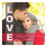 Dotted Love Valentine's Day Photo Cards invitations
