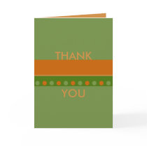 Dotted Thank You Card cards