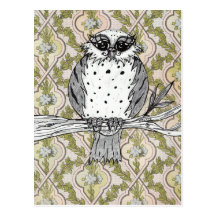 Dotti the Owl 30 Postcard