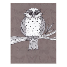 Dotti the Owl 32 Postcard