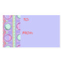Dottie gift tag business cards by marcya7 Dottie gift tag business cards