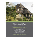 Dotty Border Photo Moving Announcement invitations